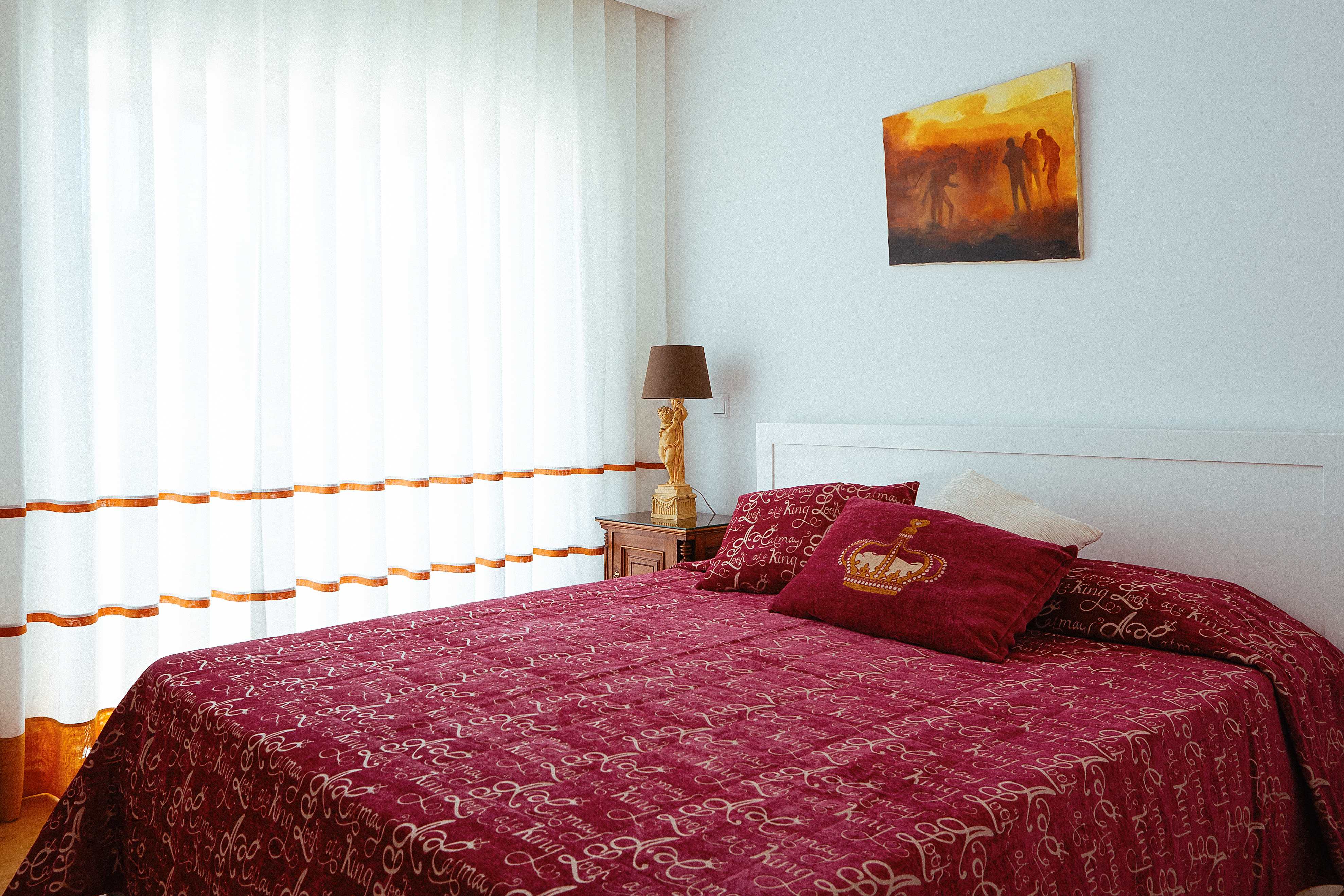 Quarto principal confortável